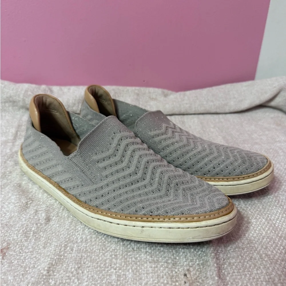 UGG Light Gray Knit Sneakers women's shoe size 9.5